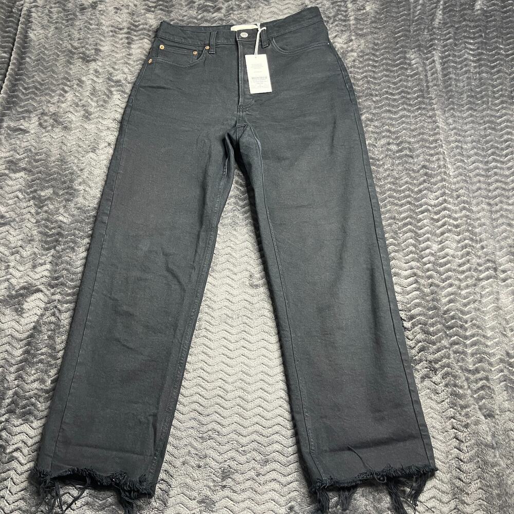 Buck Mason Jeans 27 Womens Black Rider Jean Stretch Ridge Twill Denim